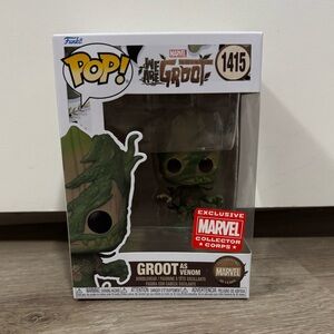 Funko Pop! Marvel Groot as Venom #1415 | Marvel Collector Corps Exclusive